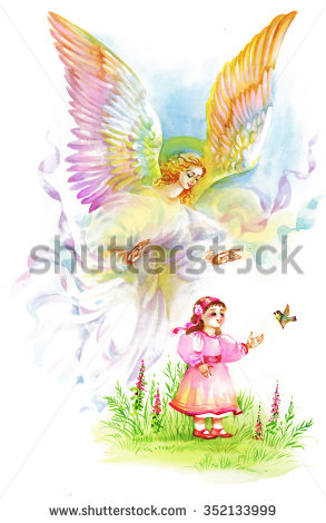 stock-photo-beautiful-angel-with-wings-flying-over-child-watercolor-illustration-352133999